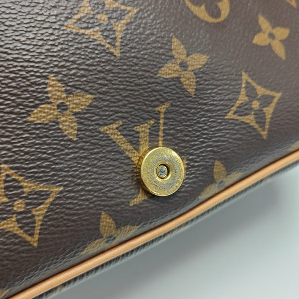 DIANE Monogram Coated Canvas Brown