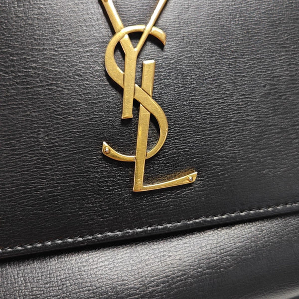 SUNSET Medium Calfskin Black