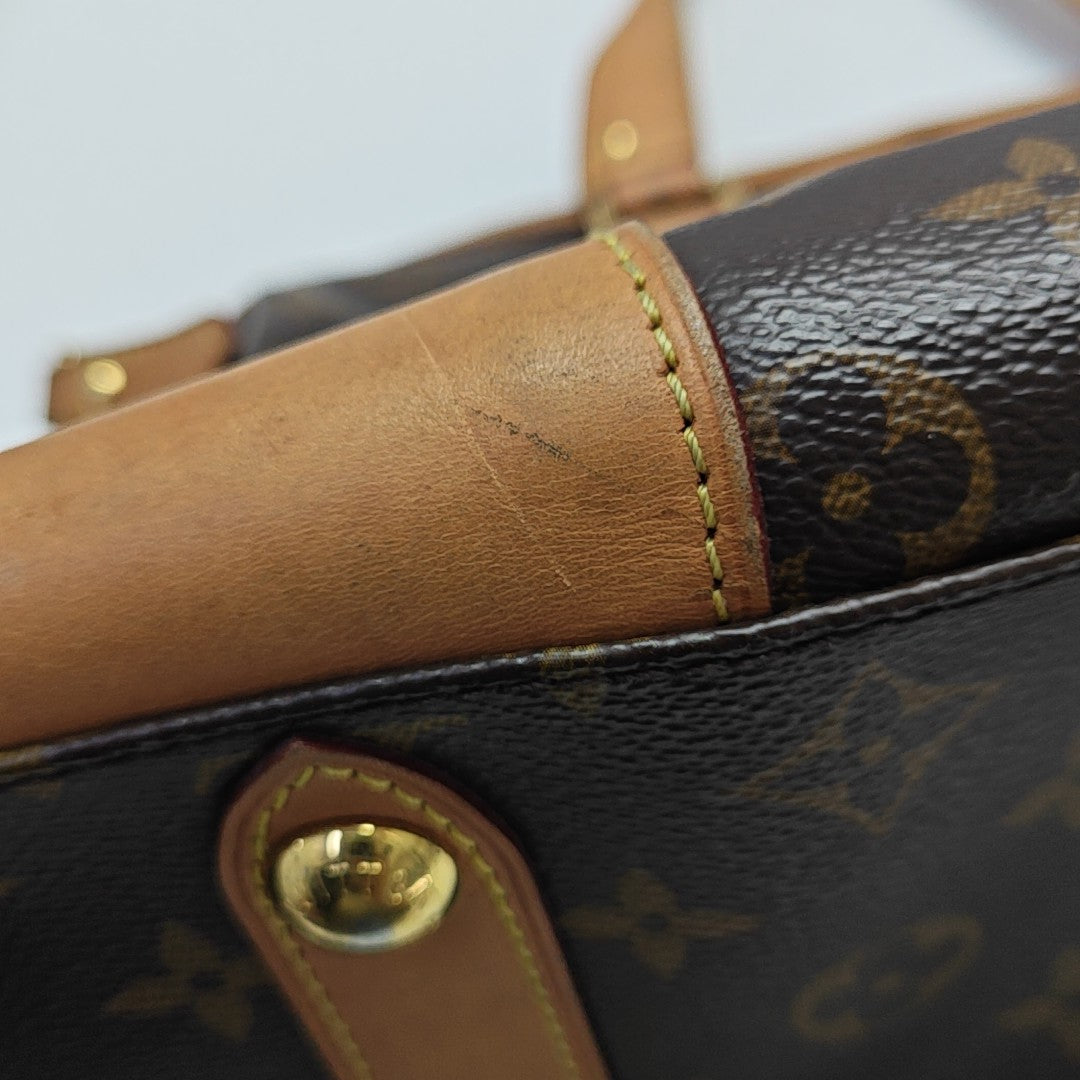 RETIRO NM Monogram Coated Canvas Brown