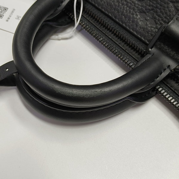 KEEPALL 35 Monogram Calfskin Black