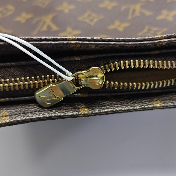 LOOPING GM Monogram Coated Canvas Brown