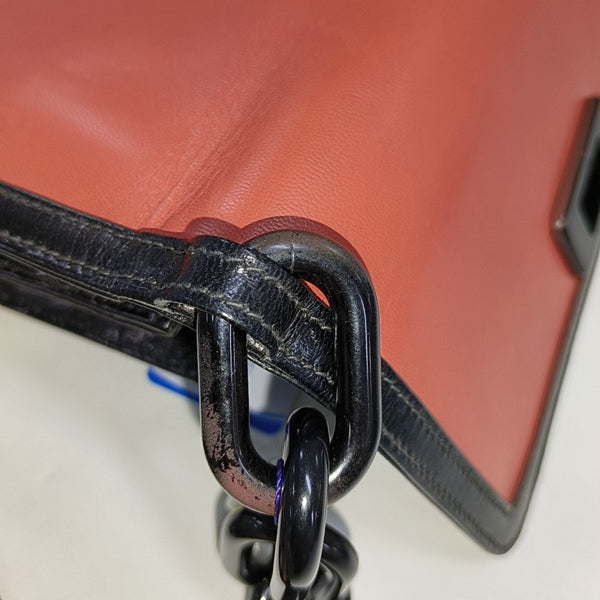Leather Shoulder Bag Black