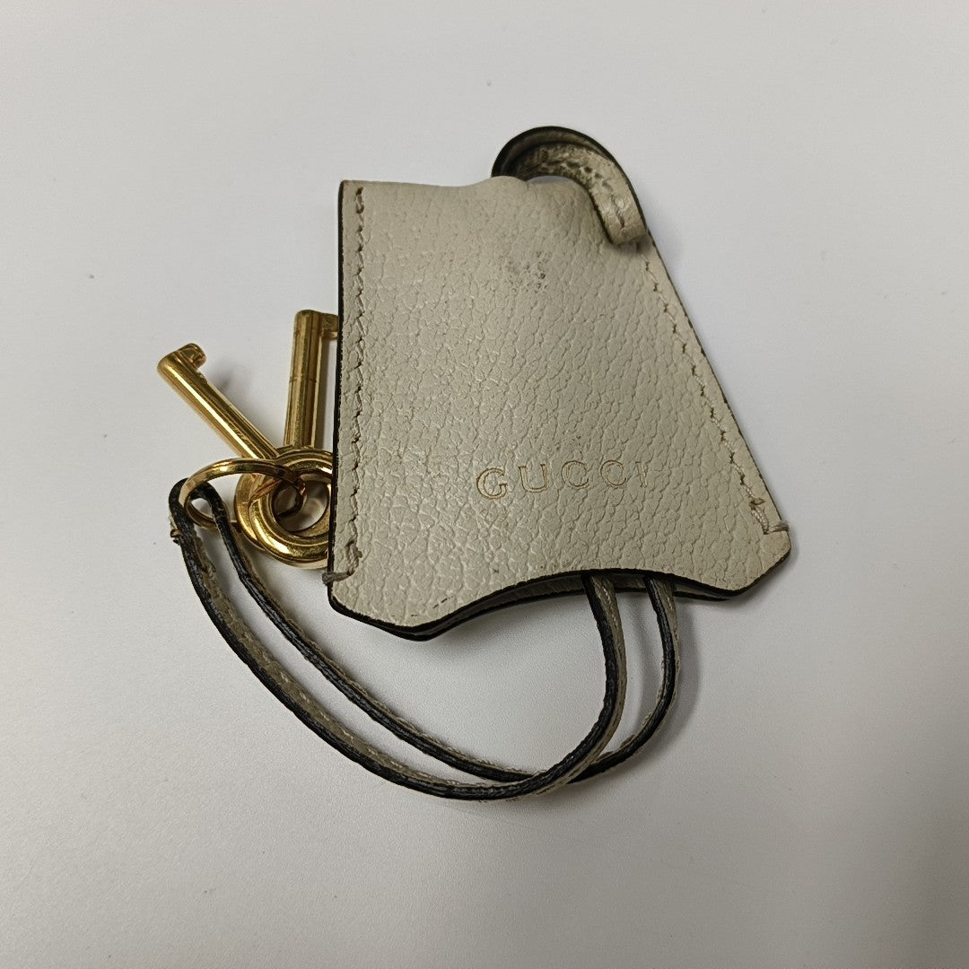 Padlock Small Calfskin White