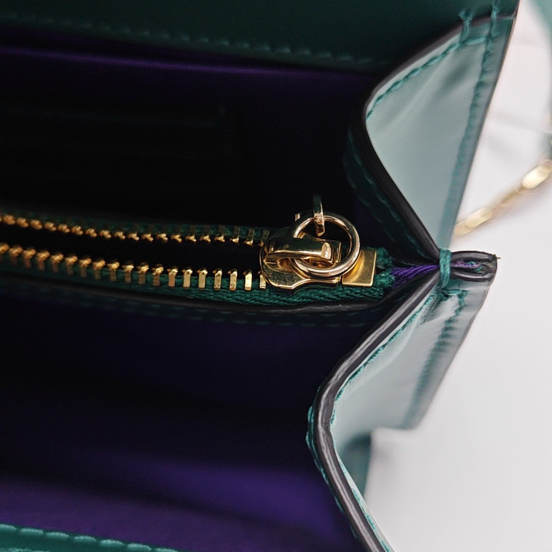 SERPENTI FOREVER Small Calfskin Green