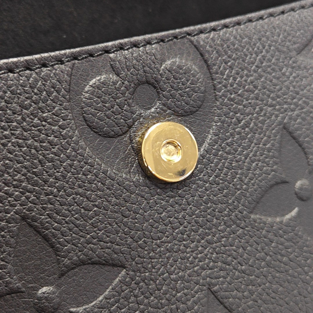 IVY Monogram Calfskin Black