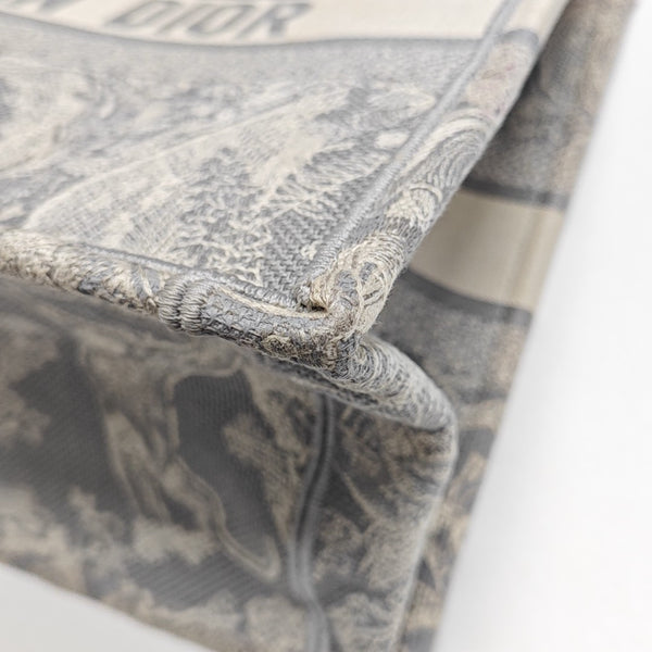 Book Tote Medium Fabric Gray