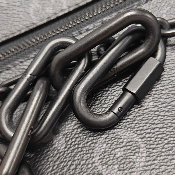 SOFT TRUNK Mini Monogram Coated Canvas Black