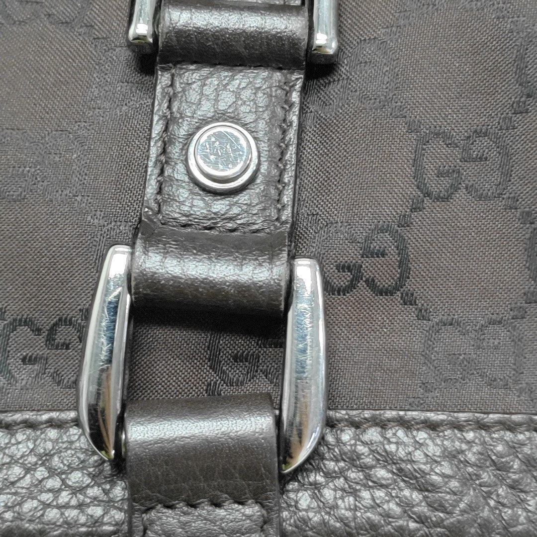 Monogram Canvas Tote Bag Brown