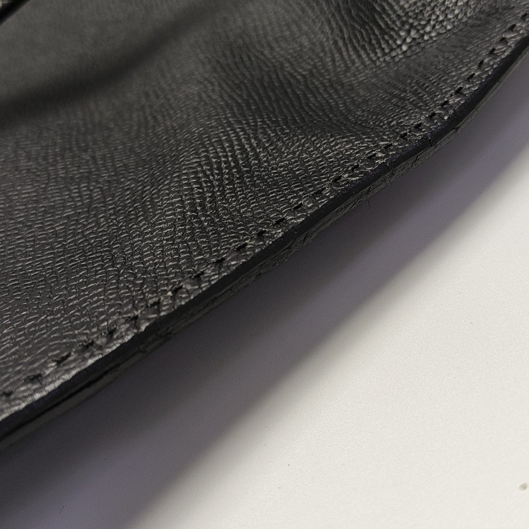 Grained Calfskin Tote Bag Black