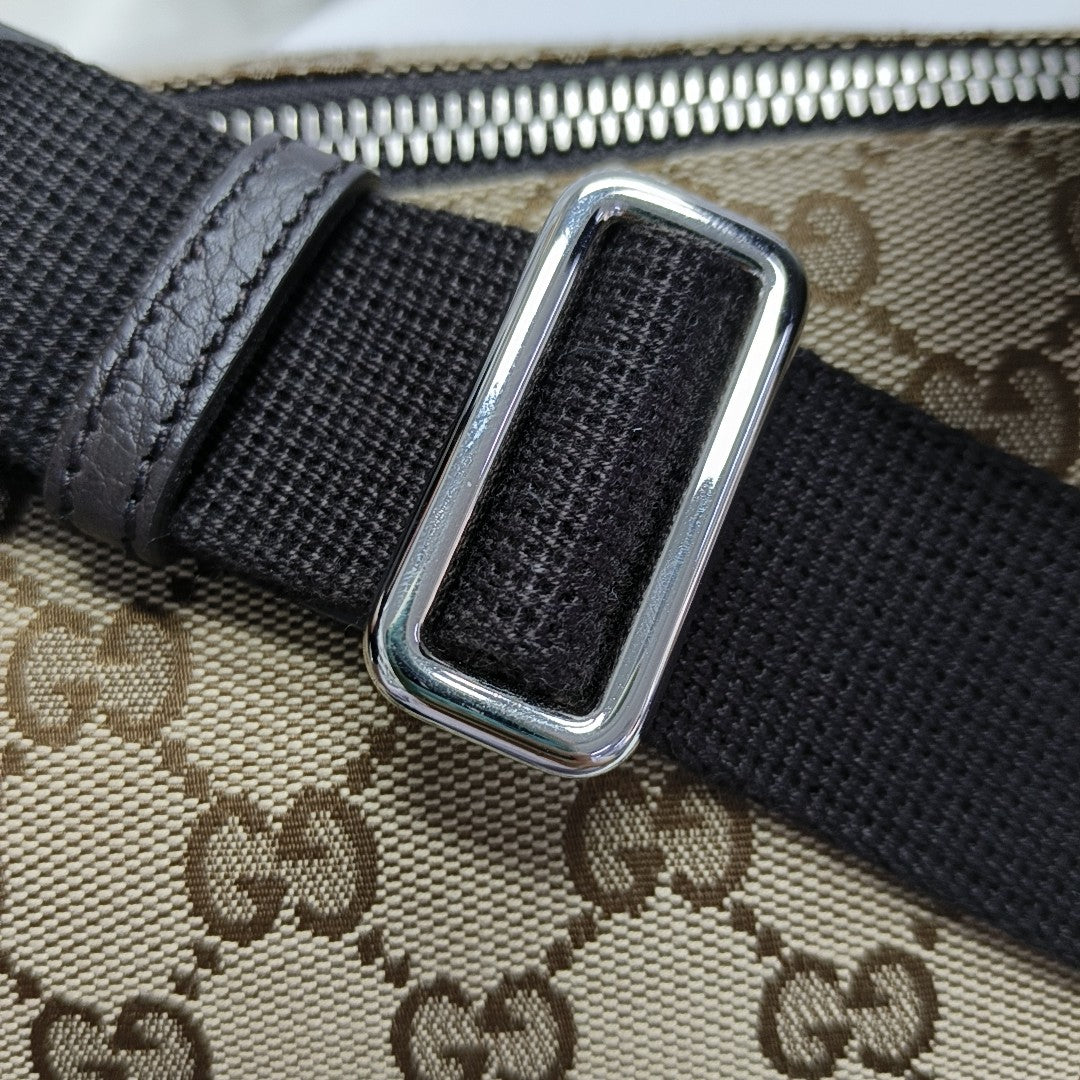 Monogram Canvas Belt Bag Beige