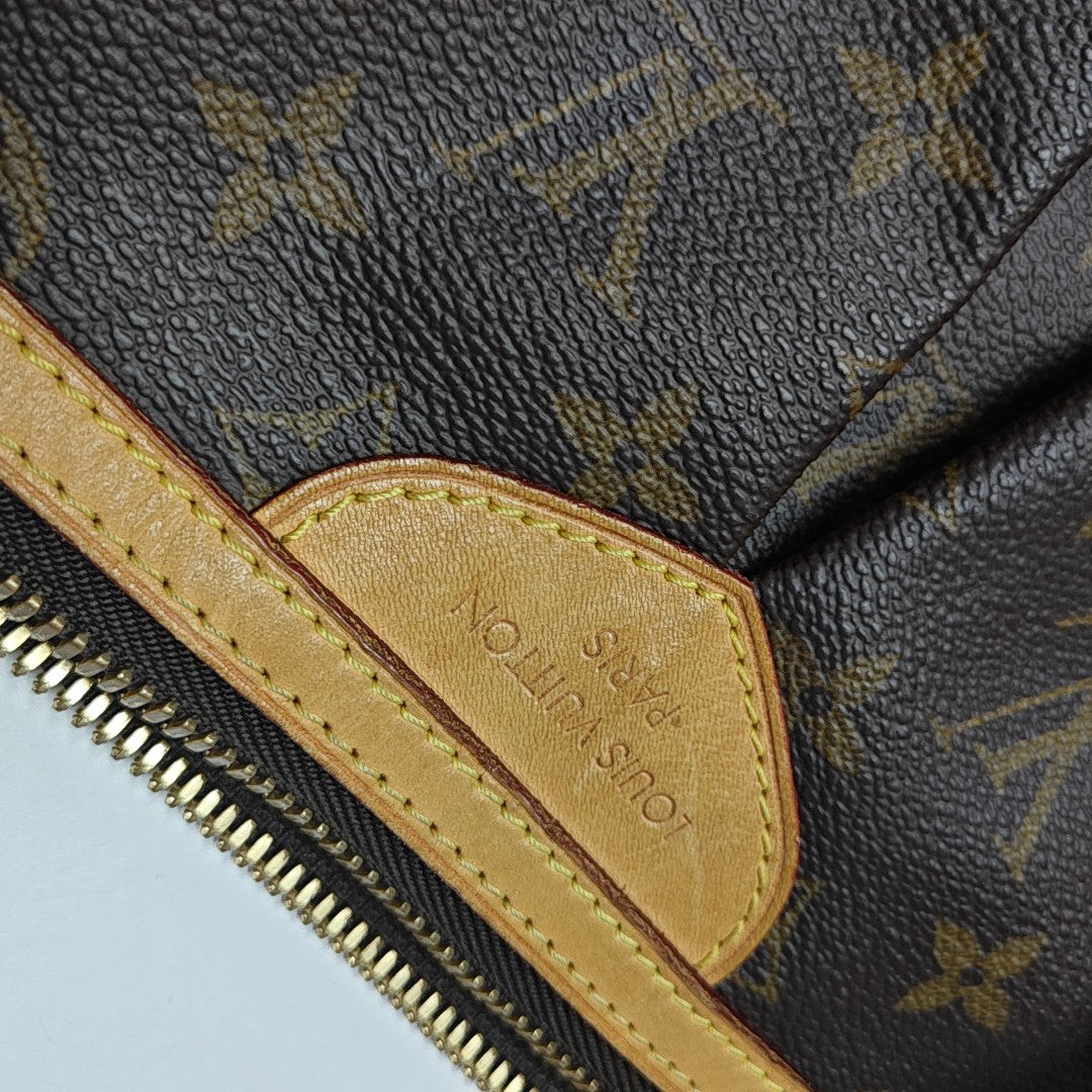 PALERMO GM Monogram Coated Canvas Brown