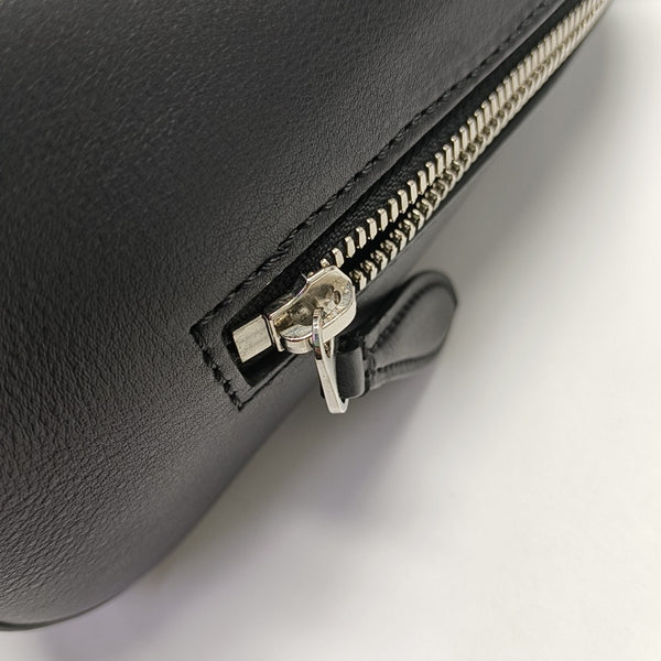 Calfskin Top Handle Bag Black