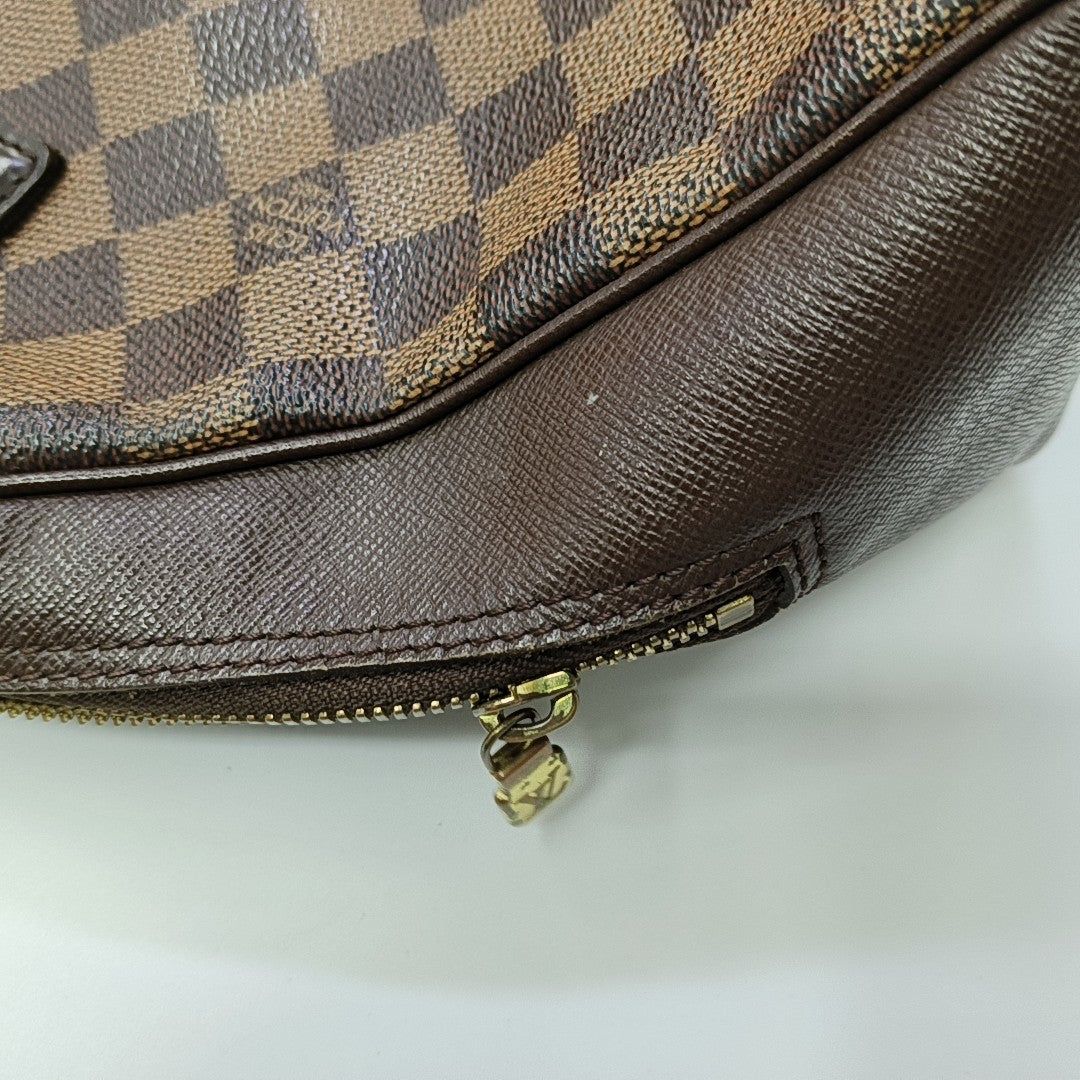 BRERA Damier Ebene Coated Canvas Brown