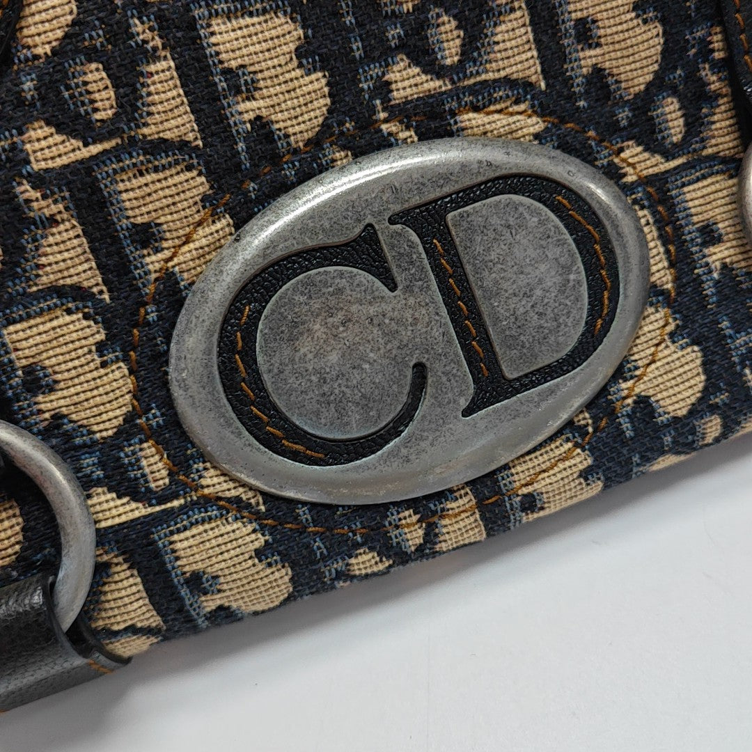 Oblique Canvas Top Handle Bag Multicolor