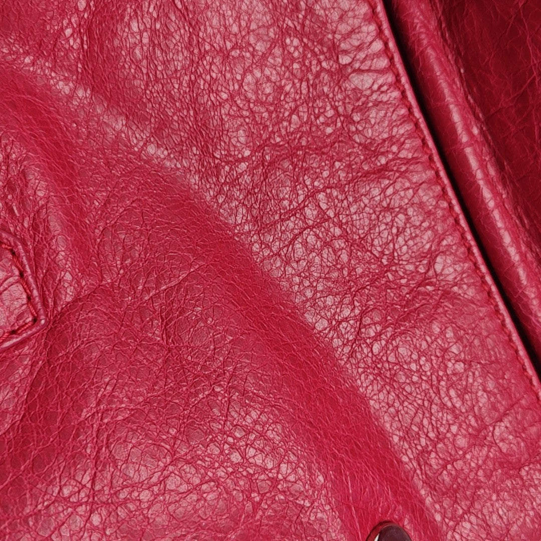 Classic City Small Lambskin Red