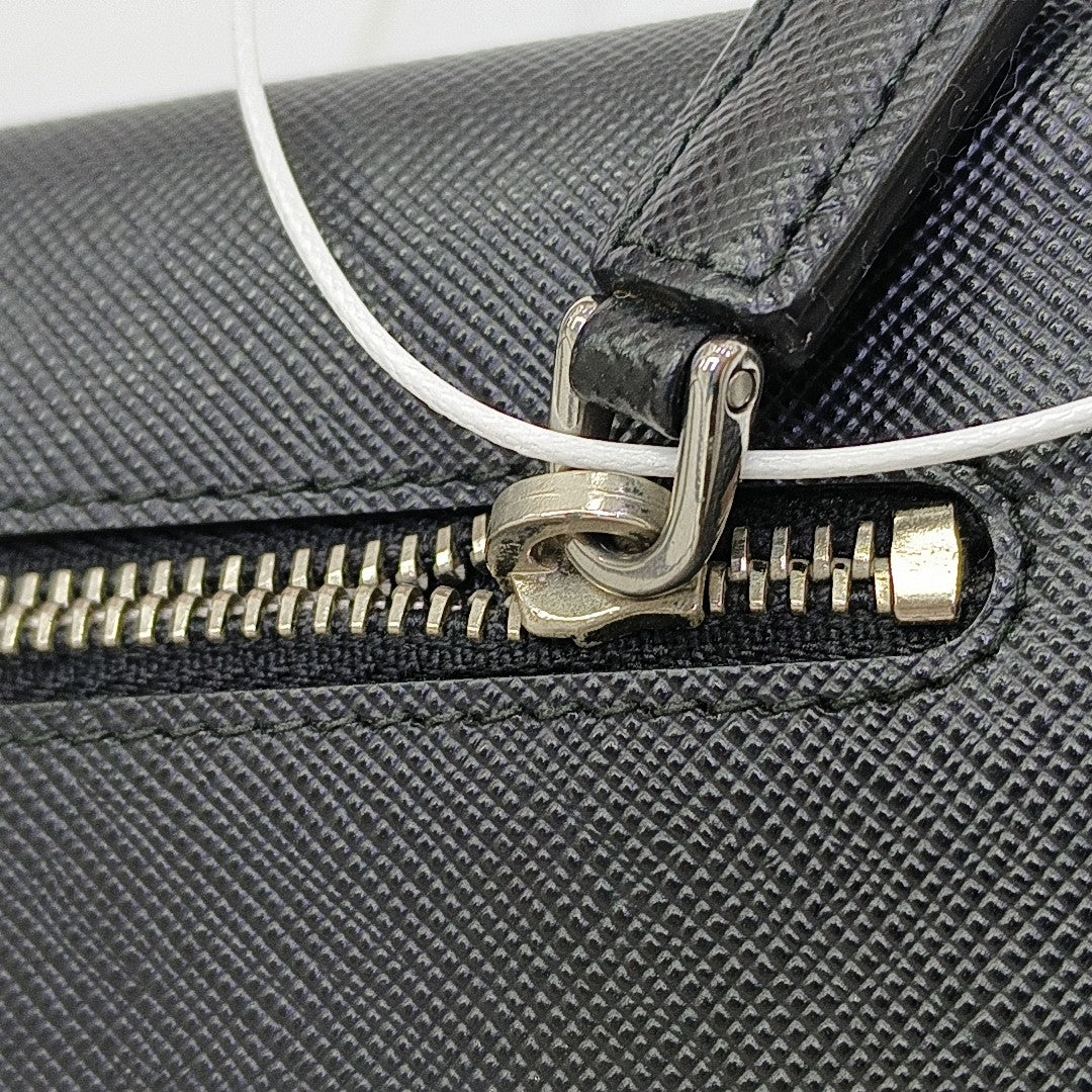 Saffiano Calfskin Wallet Black