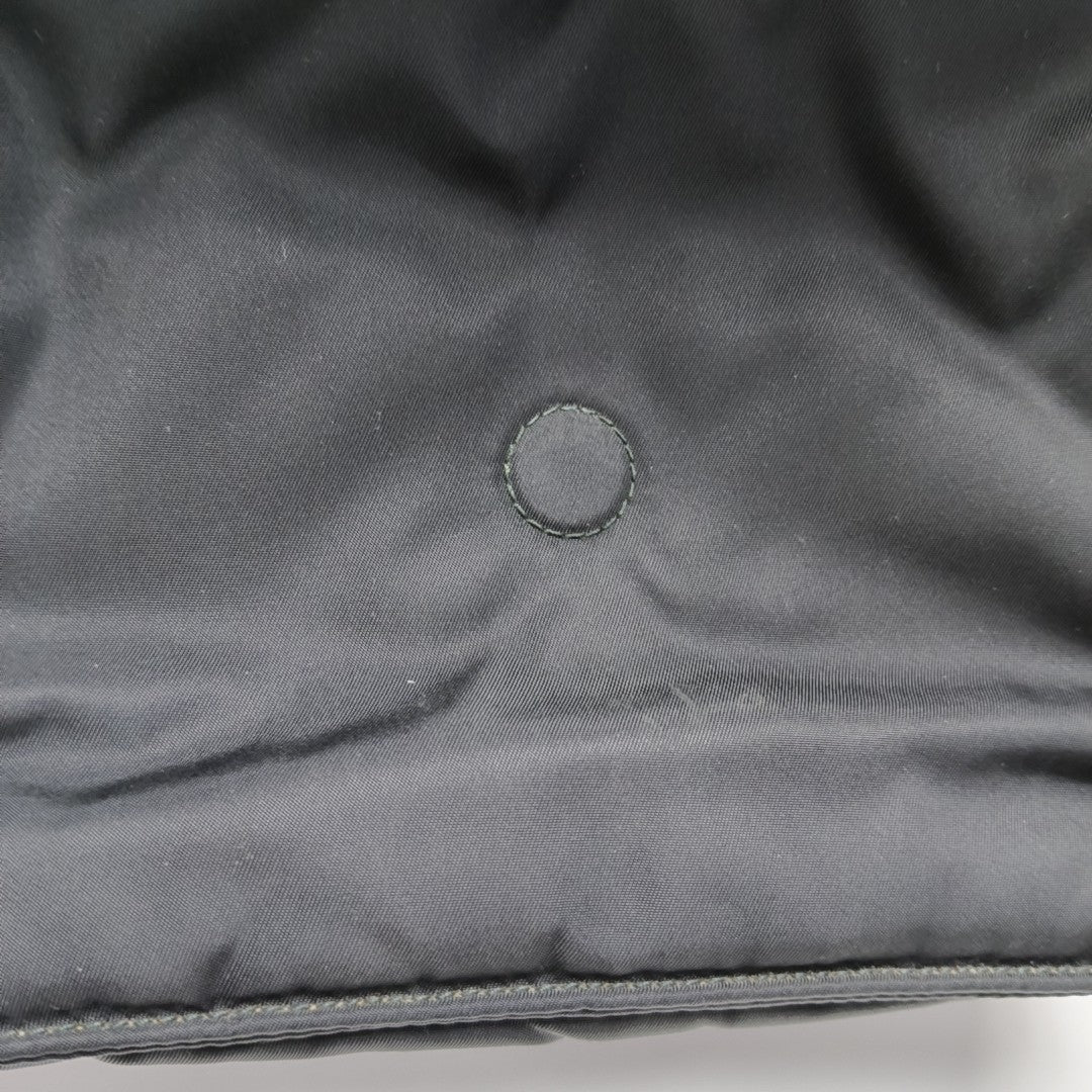 Nylon Shoulder Bag Small Black