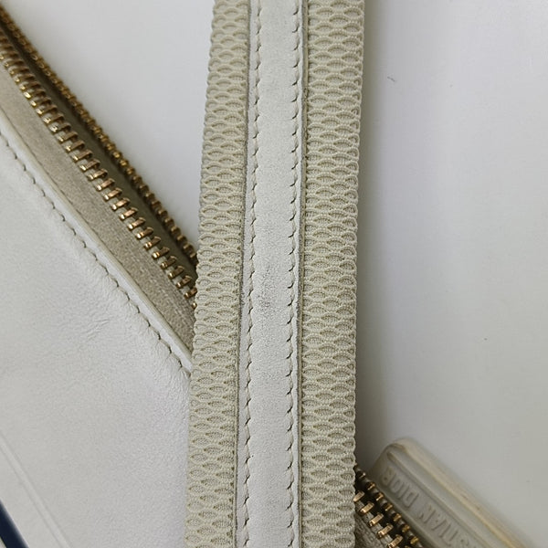 Calfskin Top Handle Bag White