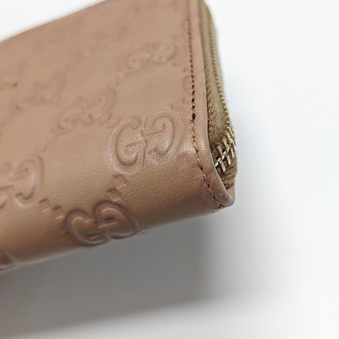 Monogram Calfskin Wallet Pink