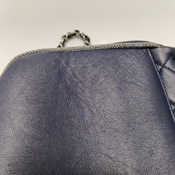 MADISON Quilted Calfskin Blue