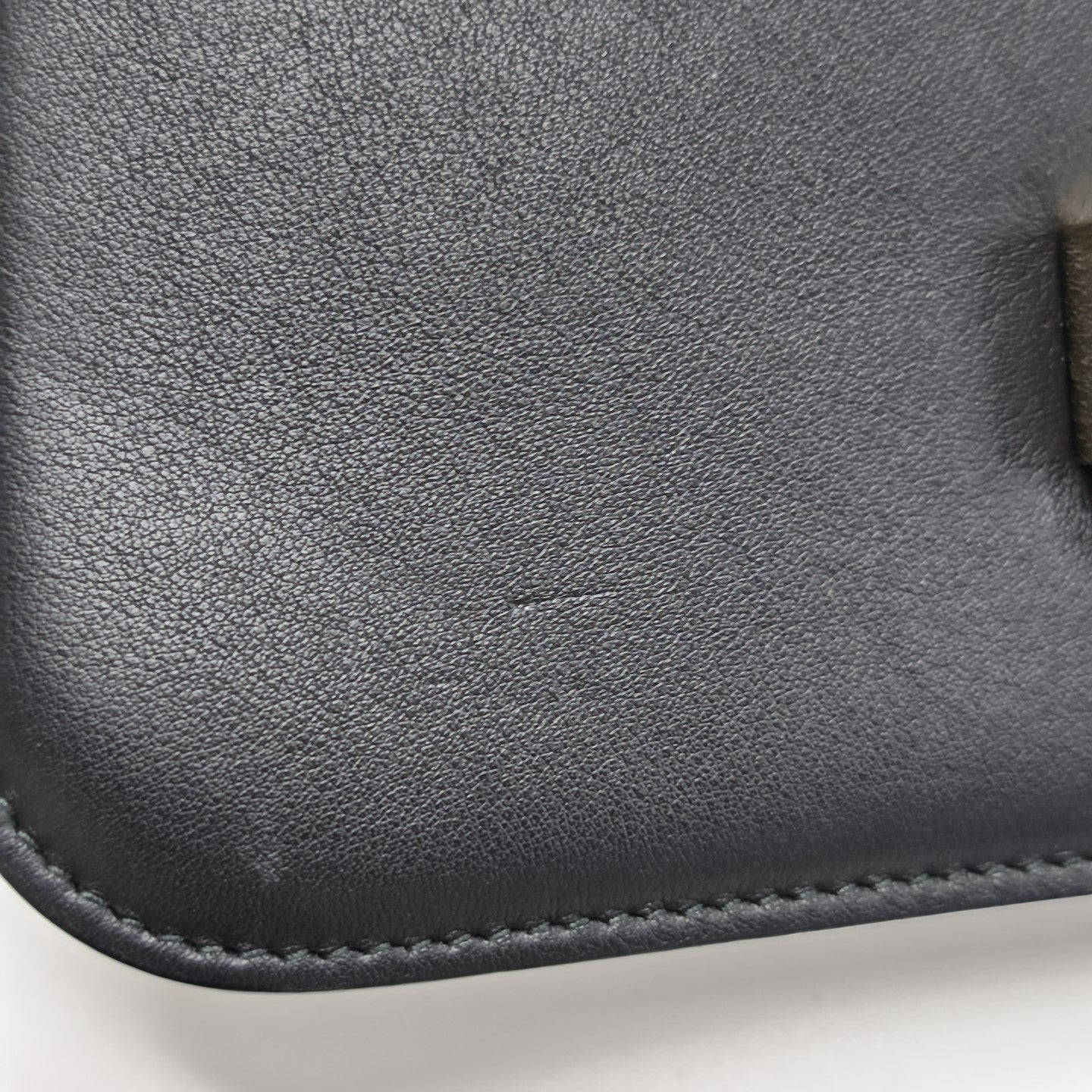 Calfskin Top Handle Bag White