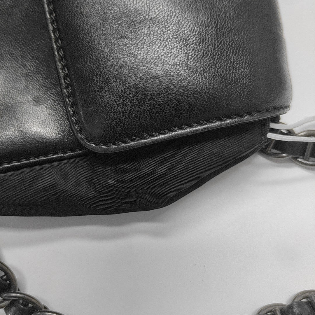 Lambskin Shoulder Bag Black