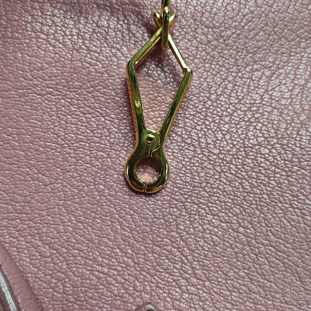 Calfskin Tote Bag Pink