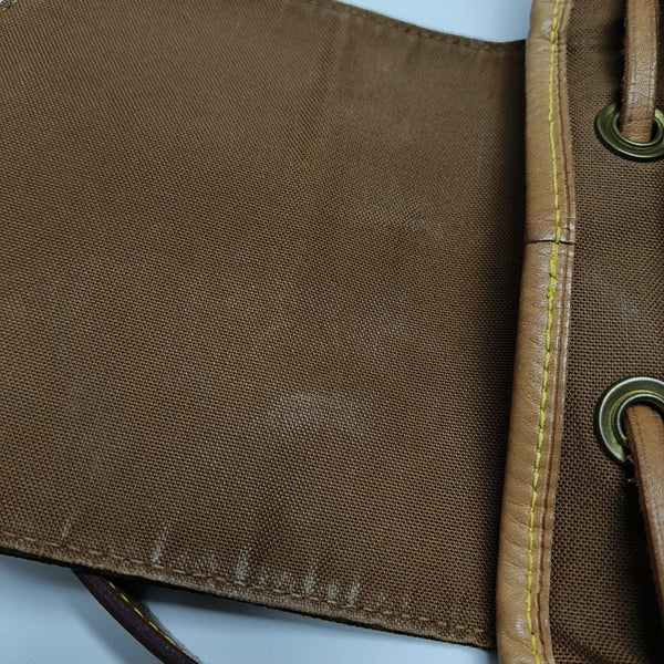 MONTSOURIS MM Monogram Coated Canvas Brown