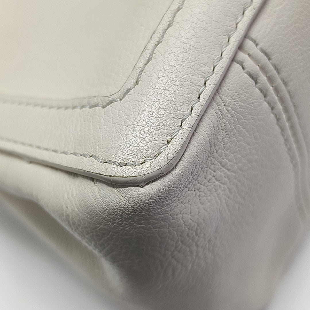 DAUPHINE MM Calfskin White