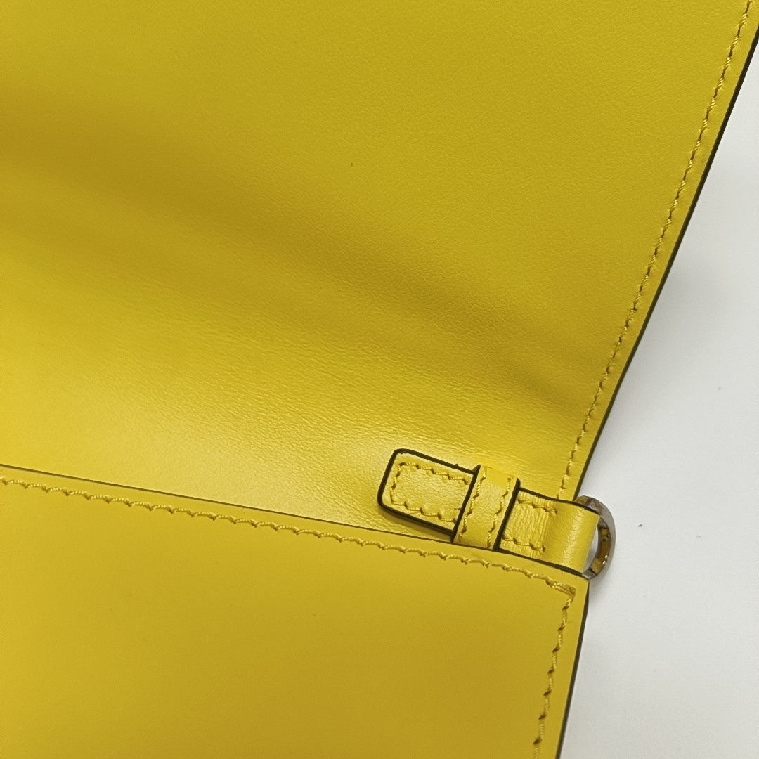 Calfskin Crossbody Bag Yellow