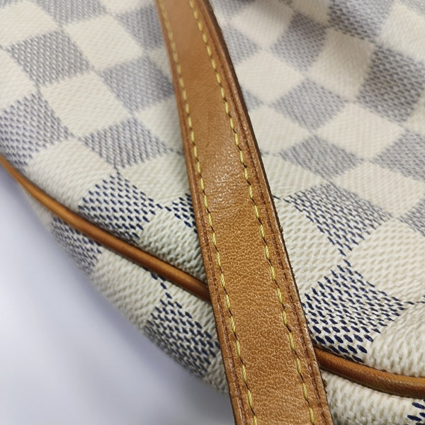 SIRACUSA PM Damier Azur Coated Canvas White