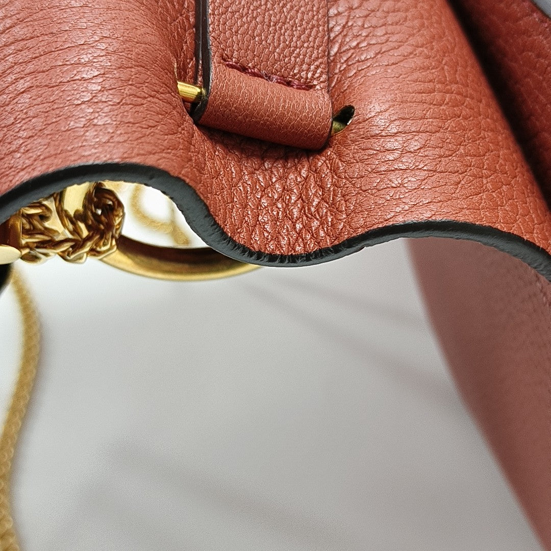 Drew Medium Calfskin Red