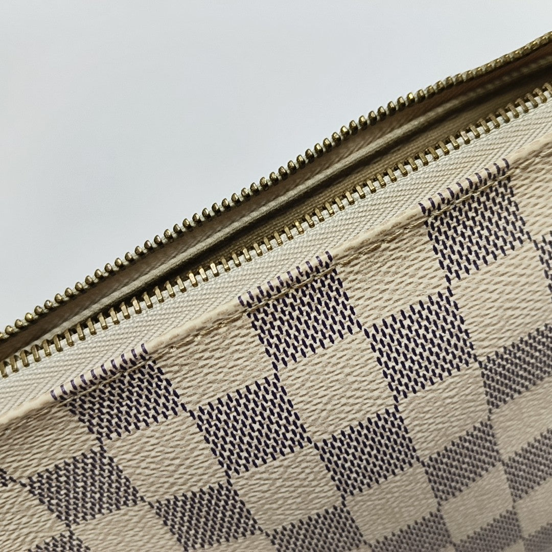 ACCESSOIRES GM Damier Azur Coated Canvas White