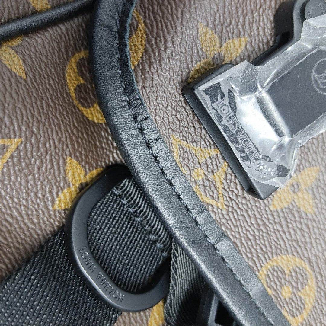 CHRISTOPHER Monogram Coated Canvas Brown