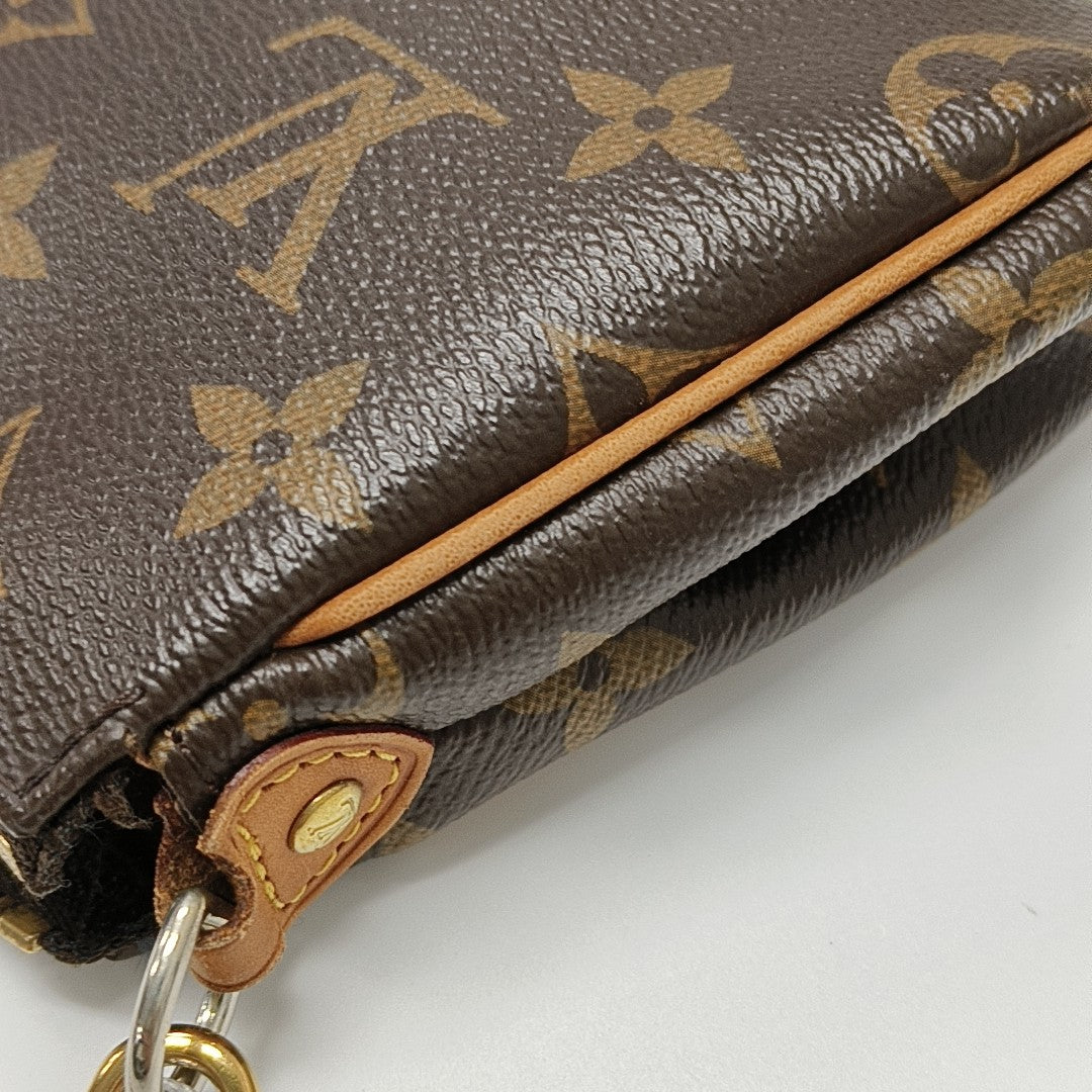 EVA Monogram Coated Canvas Brown