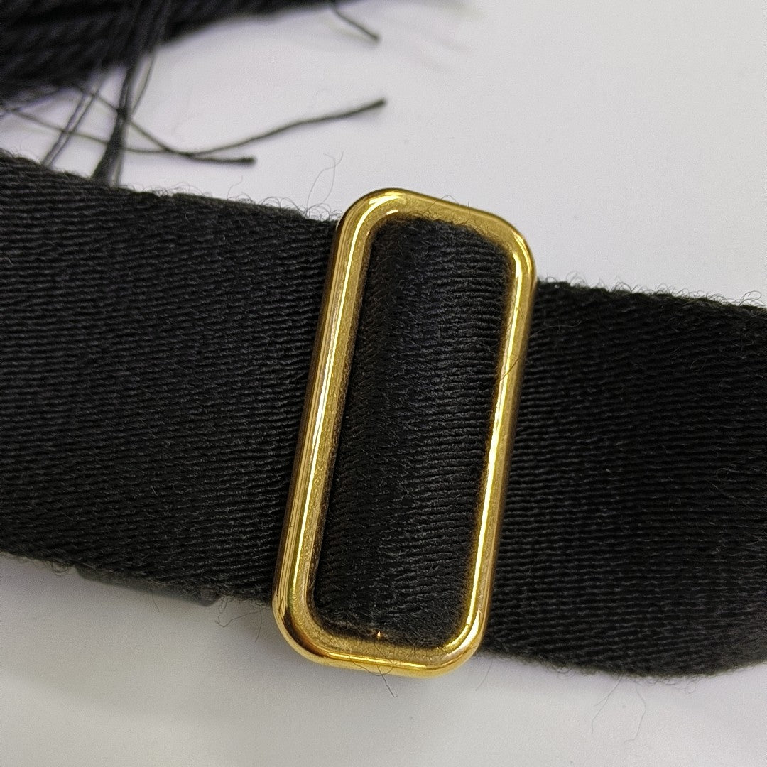 Quilted Nylon Shoulder Bag Black