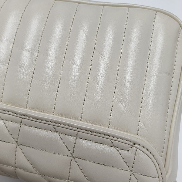 GG Marmont Medium Quilted Calfskin White