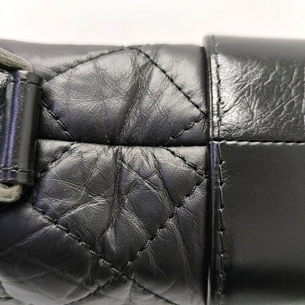 GABRIELLE Small Quilted Calfskin Black