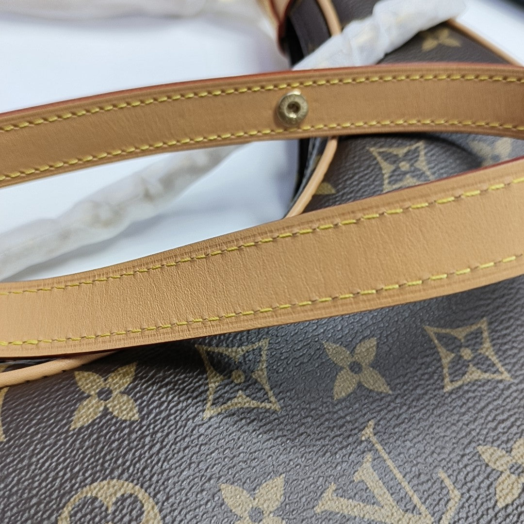 LOOP Monogram Coated Canvas Brown