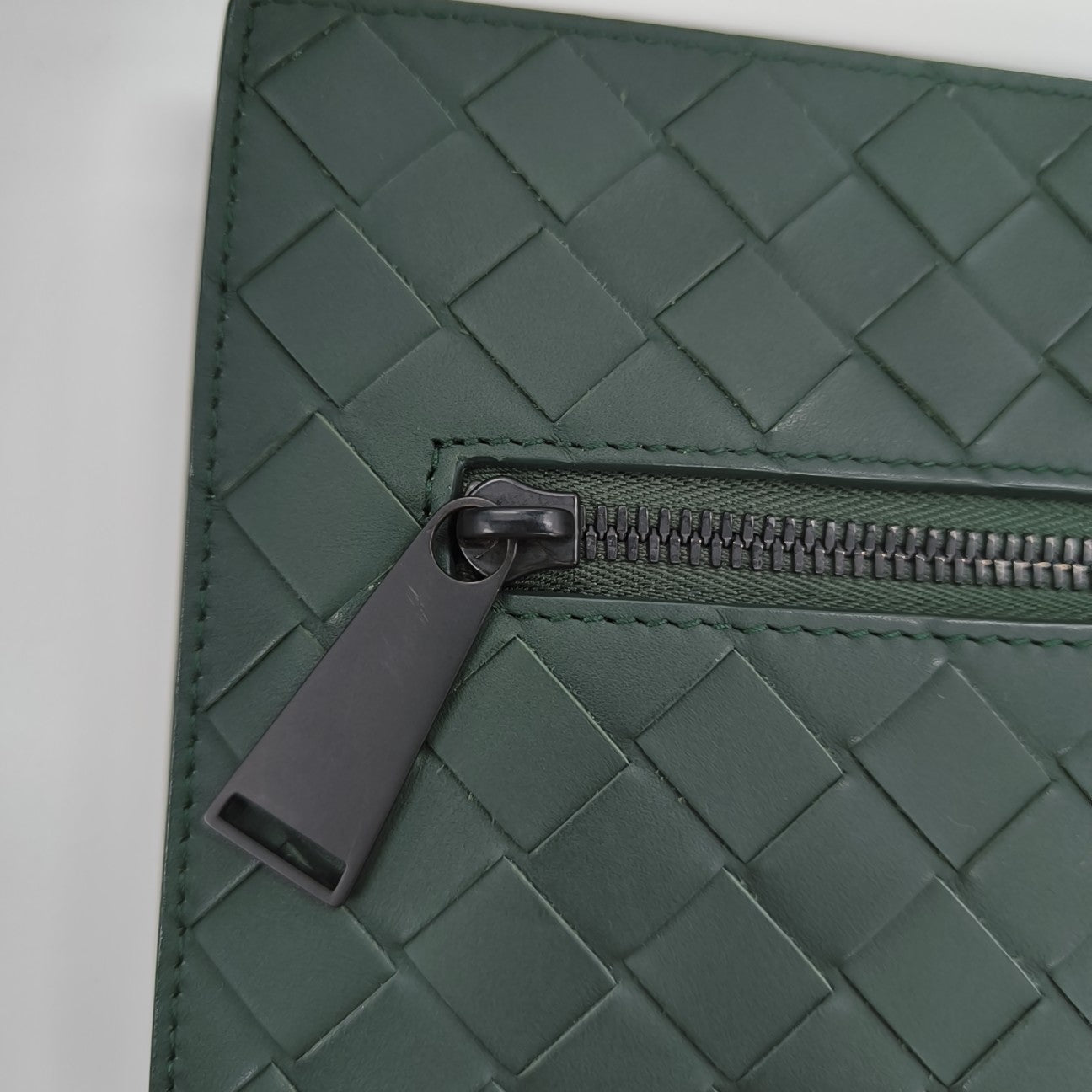 Calfskin Clutch Small Green