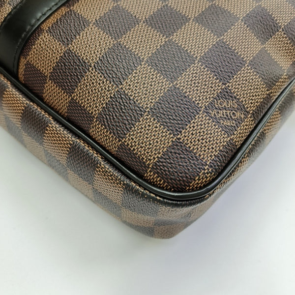 PORTE-DOCUMENTS PM Damier Ebene Coated Canvas Brown