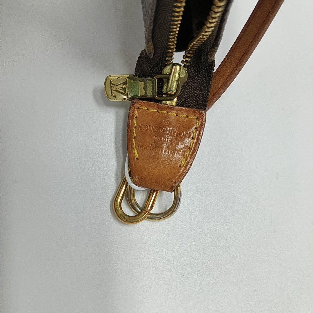 ACCESSOIRES Monogram Coated Canvas Brown