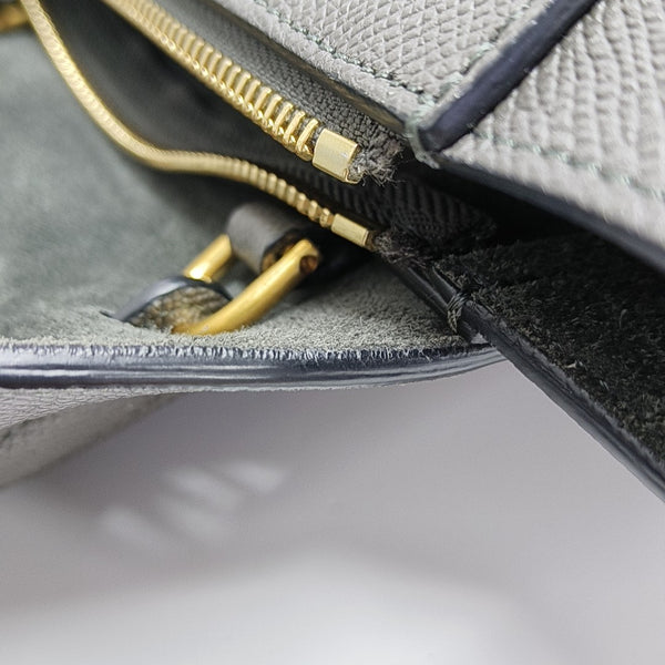 BELT Nano Calfskin Gray
