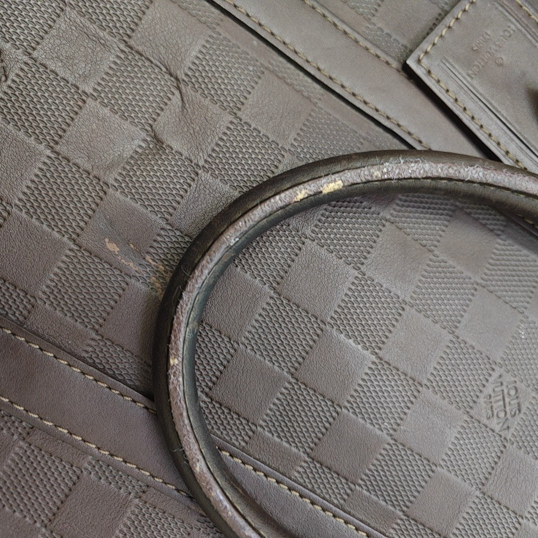 PORTE-DOCUMENTS Damier Ebene Calfskin Brown