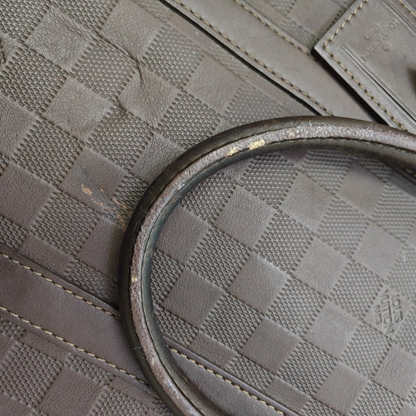 PORTE-DOCUMENTS Damier Ebene Calfskin Brown