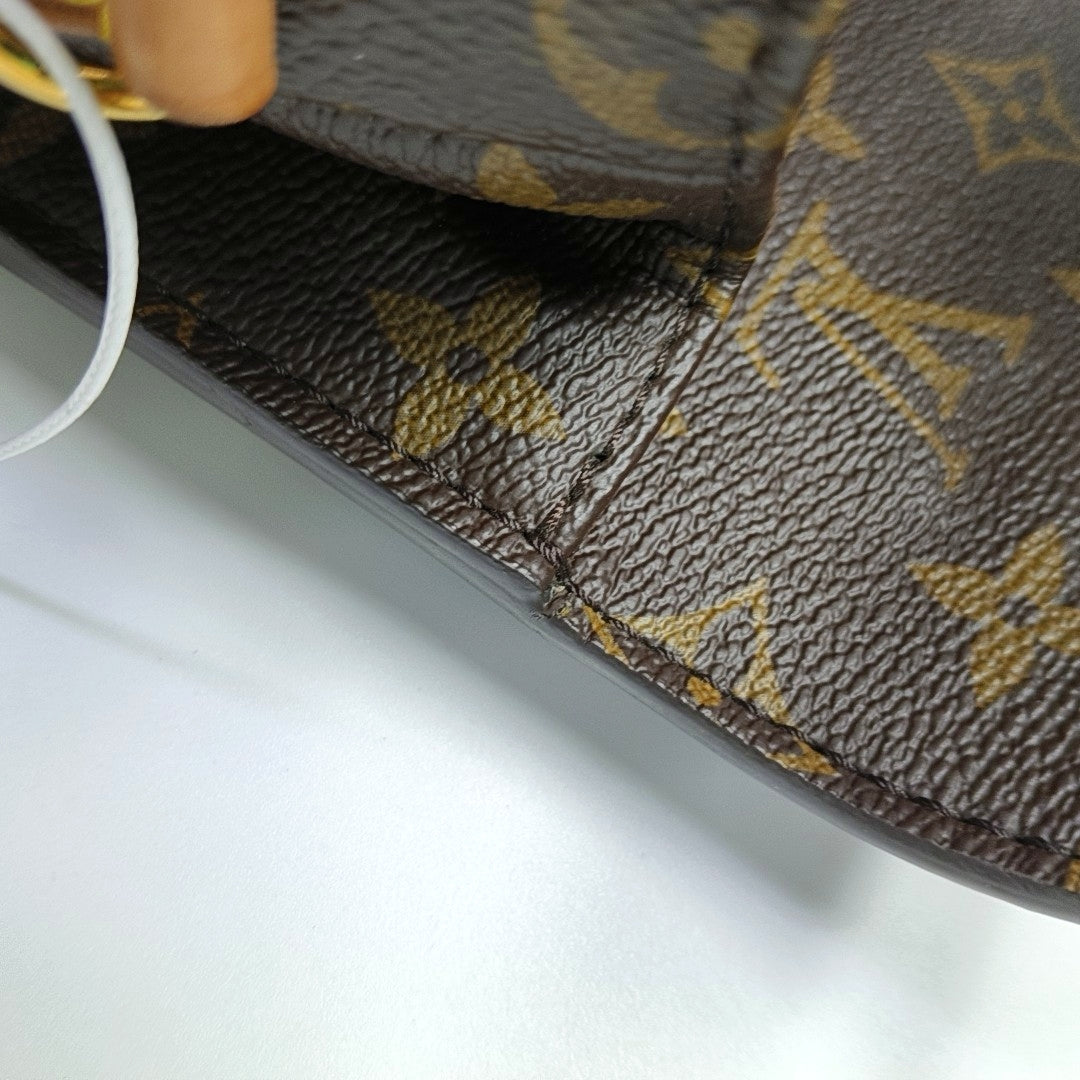 MÉTIS MM Monogram Coated Canvas Brown
