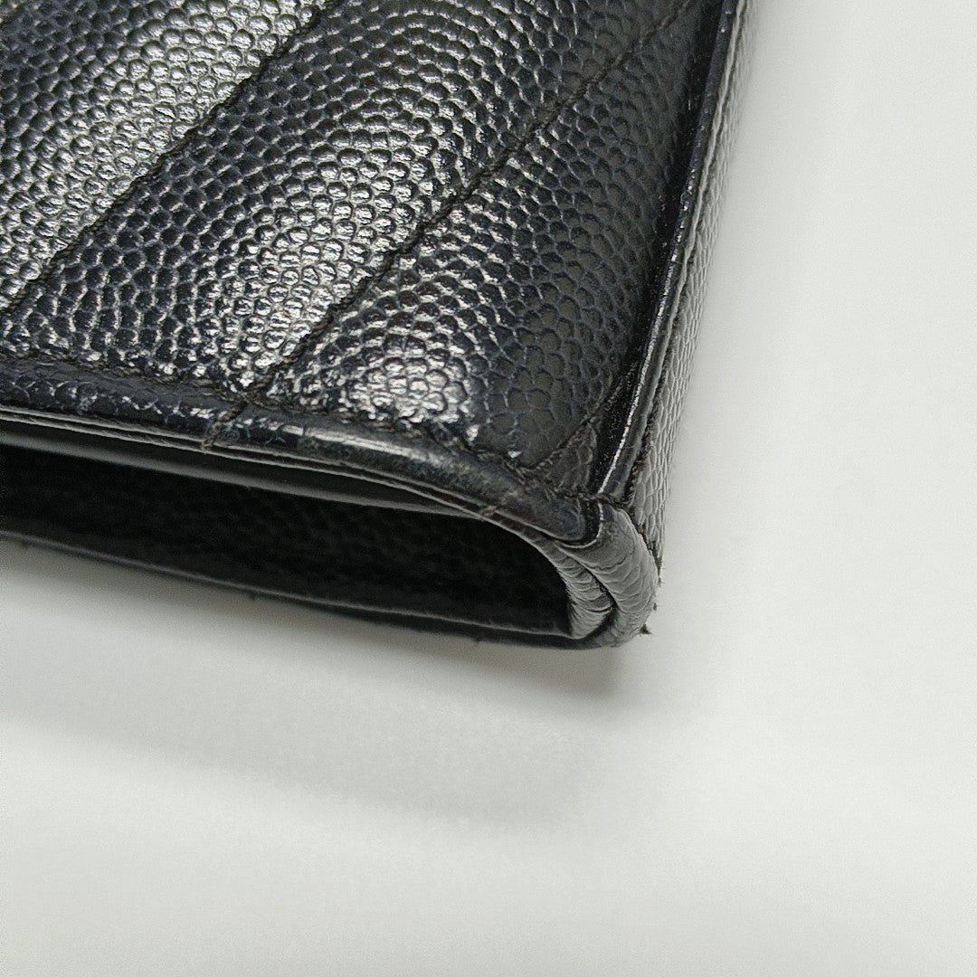MONOGRAM Medium Chevron Calfskin Black