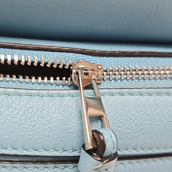 Puzzle Mini Calfskin Blue