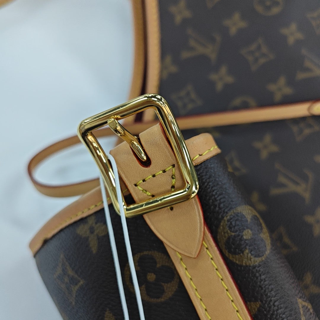 CARRYALL MM Monogram Coated Canvas Brown