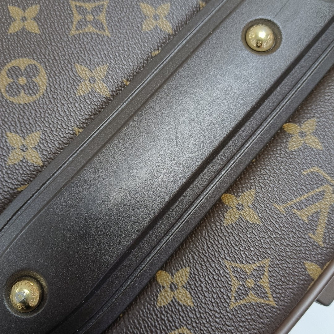 PEGASE Monogram Coated Canvas Brown